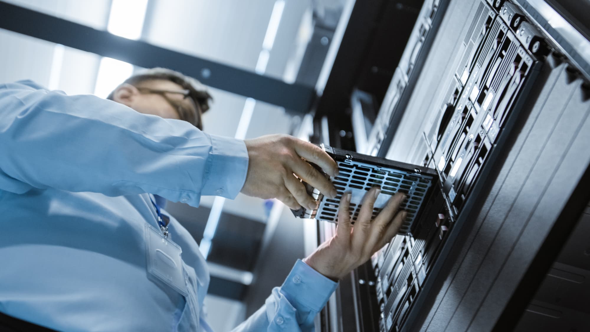 A Roswell IT engineer monitoring server security